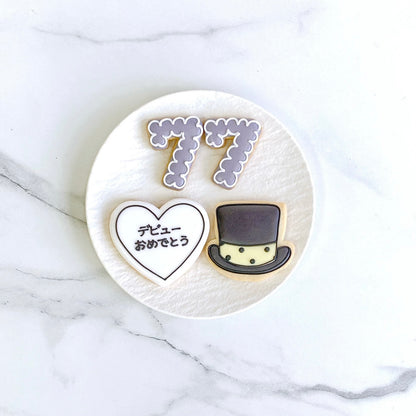 〈 黒推しさんへ❤︎ 〉絵文字アイシングクッキーセット