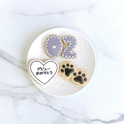 〈 黒推しさんへ❤︎ 〉絵文字アイシングクッキーセット