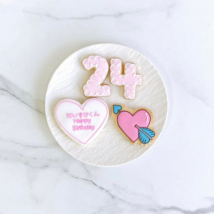 〈 ピンク推しさんへ❤︎ 〉絵文字アイシングクッキーセット