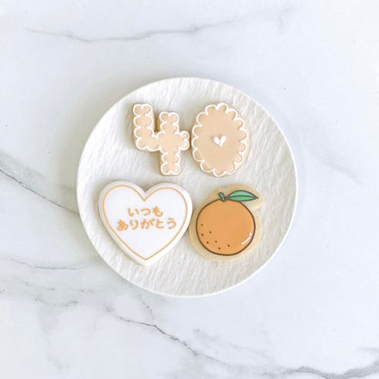 〈 オレンジ推しさんへ❤︎ 〉絵文字アイシングクッキーセット
