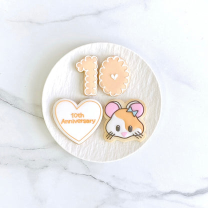 〈 オレンジ推しさんへ❤︎ 〉絵文字アイシングクッキーセット