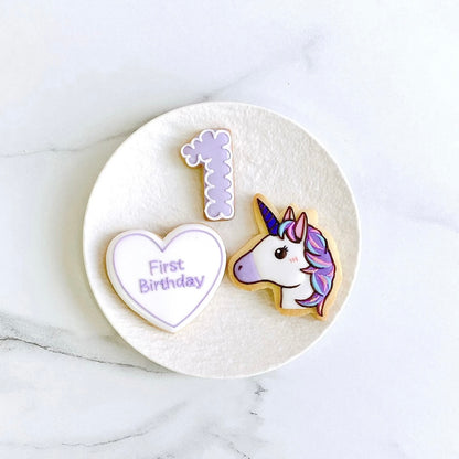 〈 紫推しさんへ❤︎ 〉絵文字アイシングクッキーセット