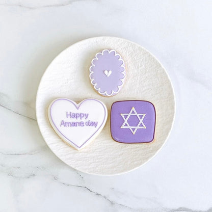 〈 紫推しさんへ❤︎ 〉絵文字アイシングクッキーセット