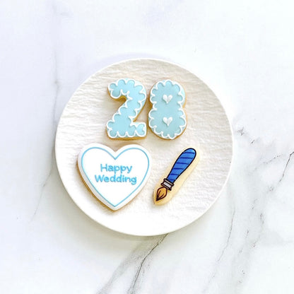 〈 青推しさんへ❤︎ 〉絵文字アイシングクッキーセット