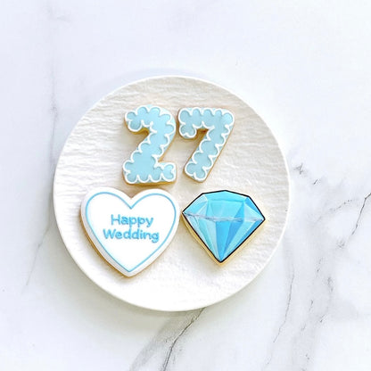 〈 青推しさんへ❤︎ 〉絵文字アイシングクッキーセット