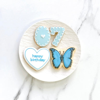 〈 青推しさんへ❤︎ 〉絵文字アイシングクッキーセット