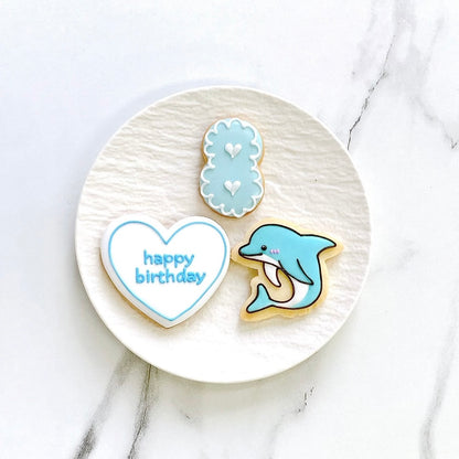 〈 青推しさんへ❤︎ 〉絵文字アイシングクッキーセット