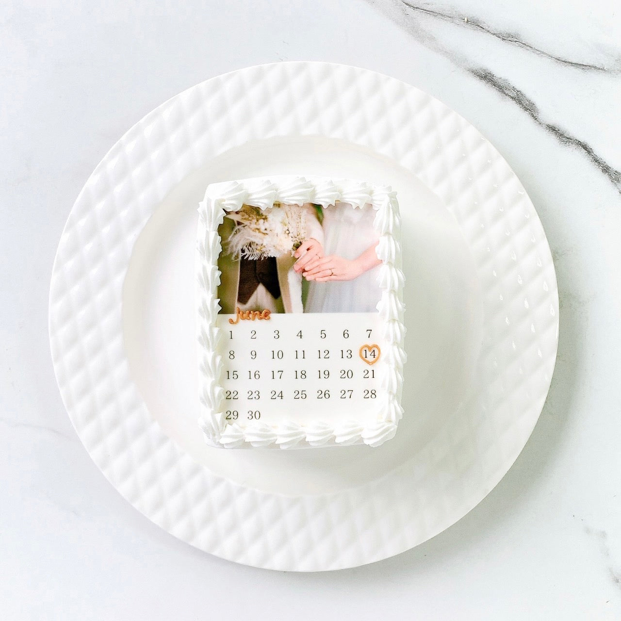 カレンダープリントケーキ