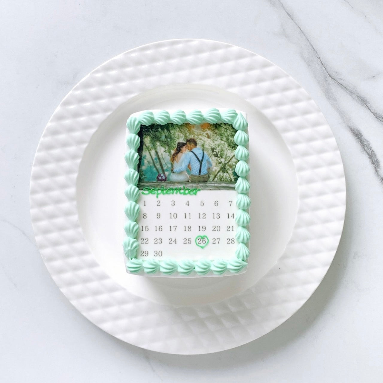 カレンダープリントケーキ