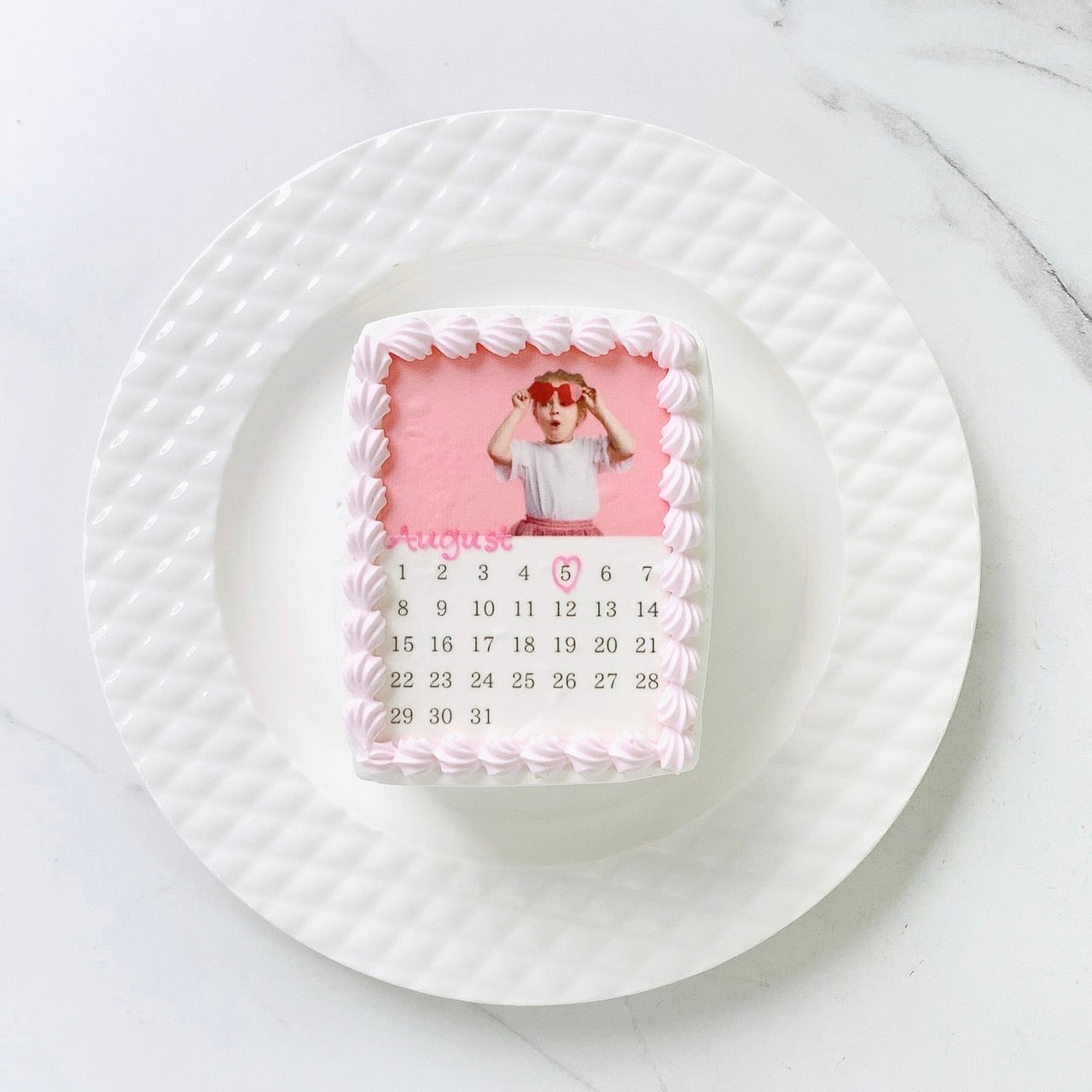 カレンダープリントケーキ