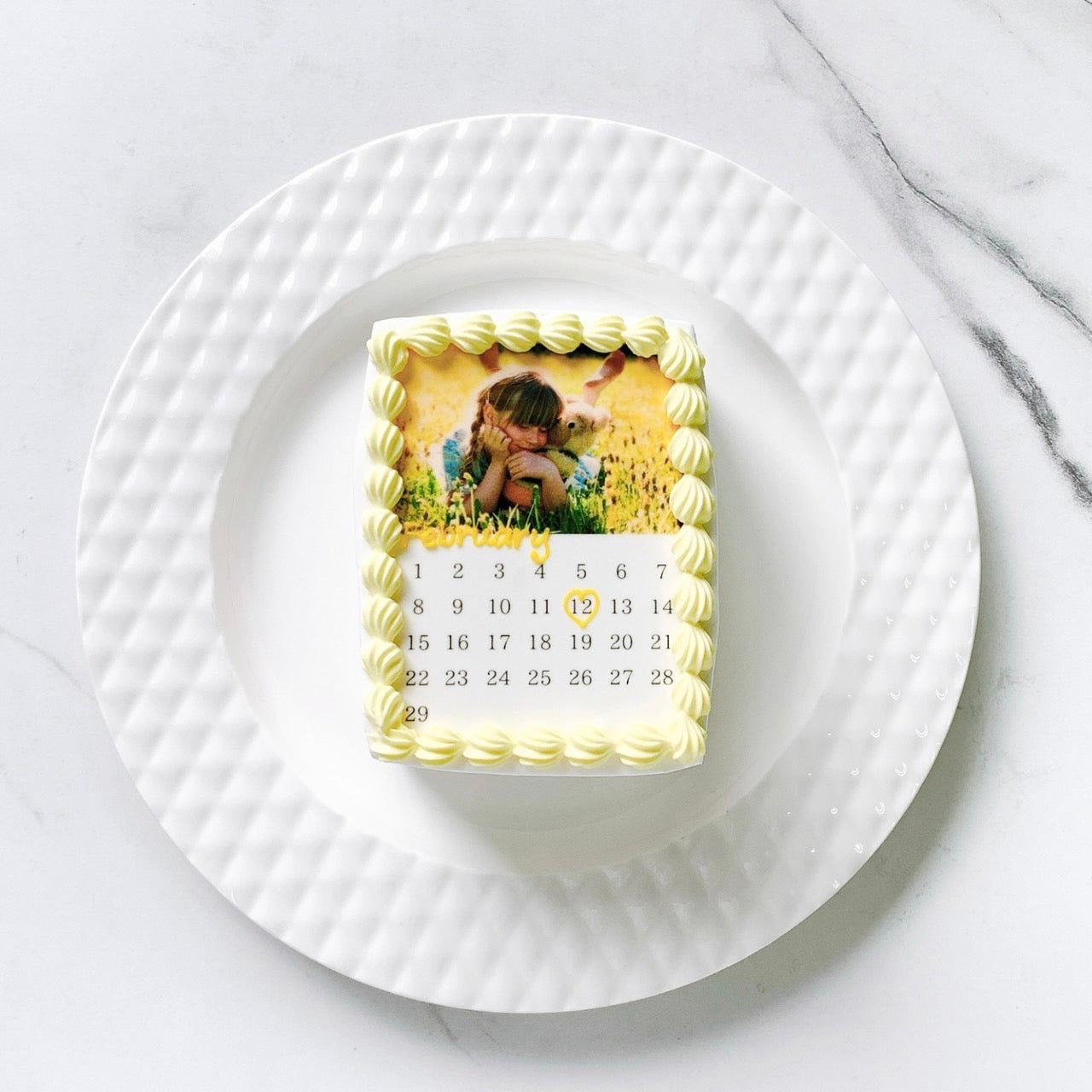 カレンダープリントケーキ