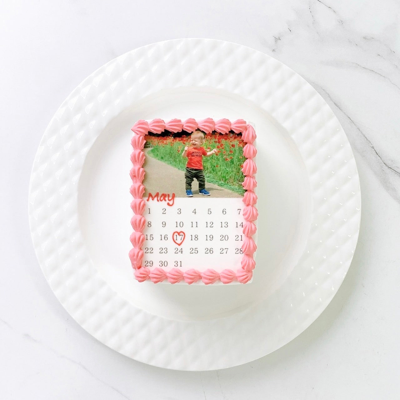 カレンダープリントケーキ