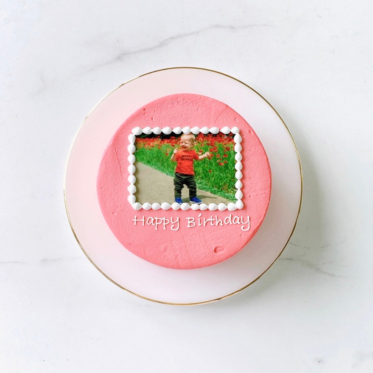 フォトフレームデザインケーキ