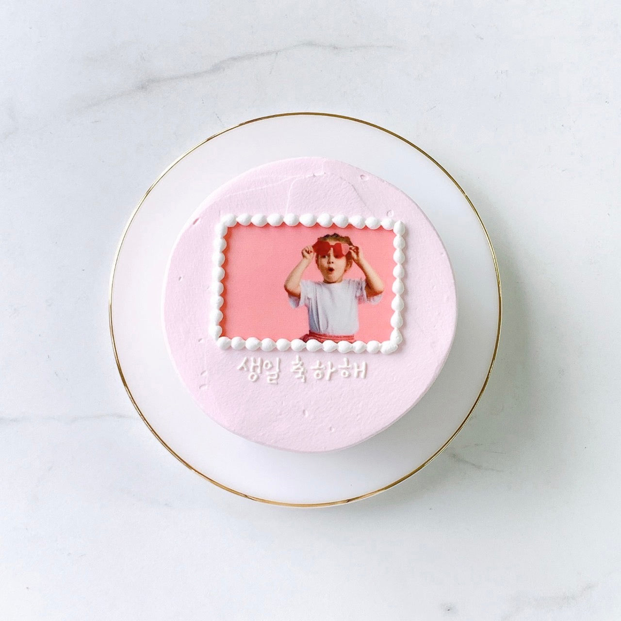 フォトフレームデザインケーキ