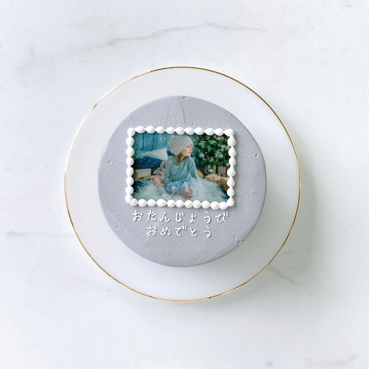 フォトフレームデザインケーキ